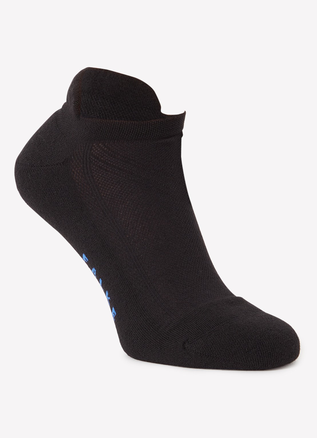 Falke Cool Kick sneakersokken met logo - voorkant 2 zwart