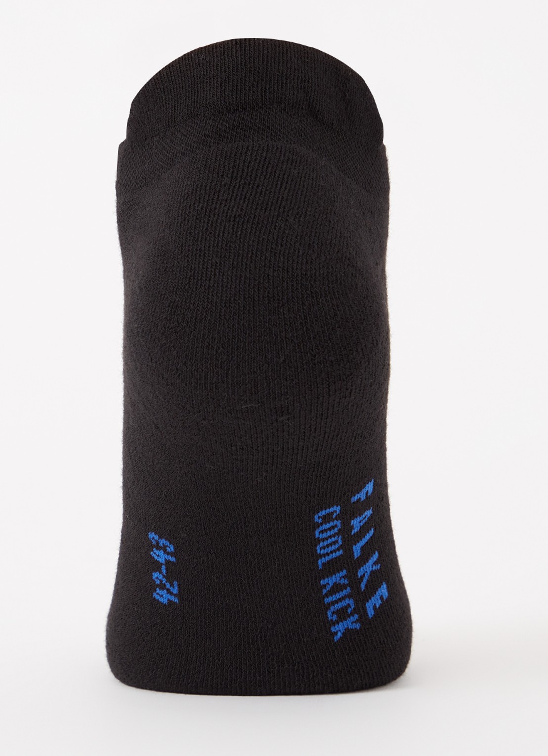 Falke Cool Kick sneakersokken met logo - voorkant 3 zwart