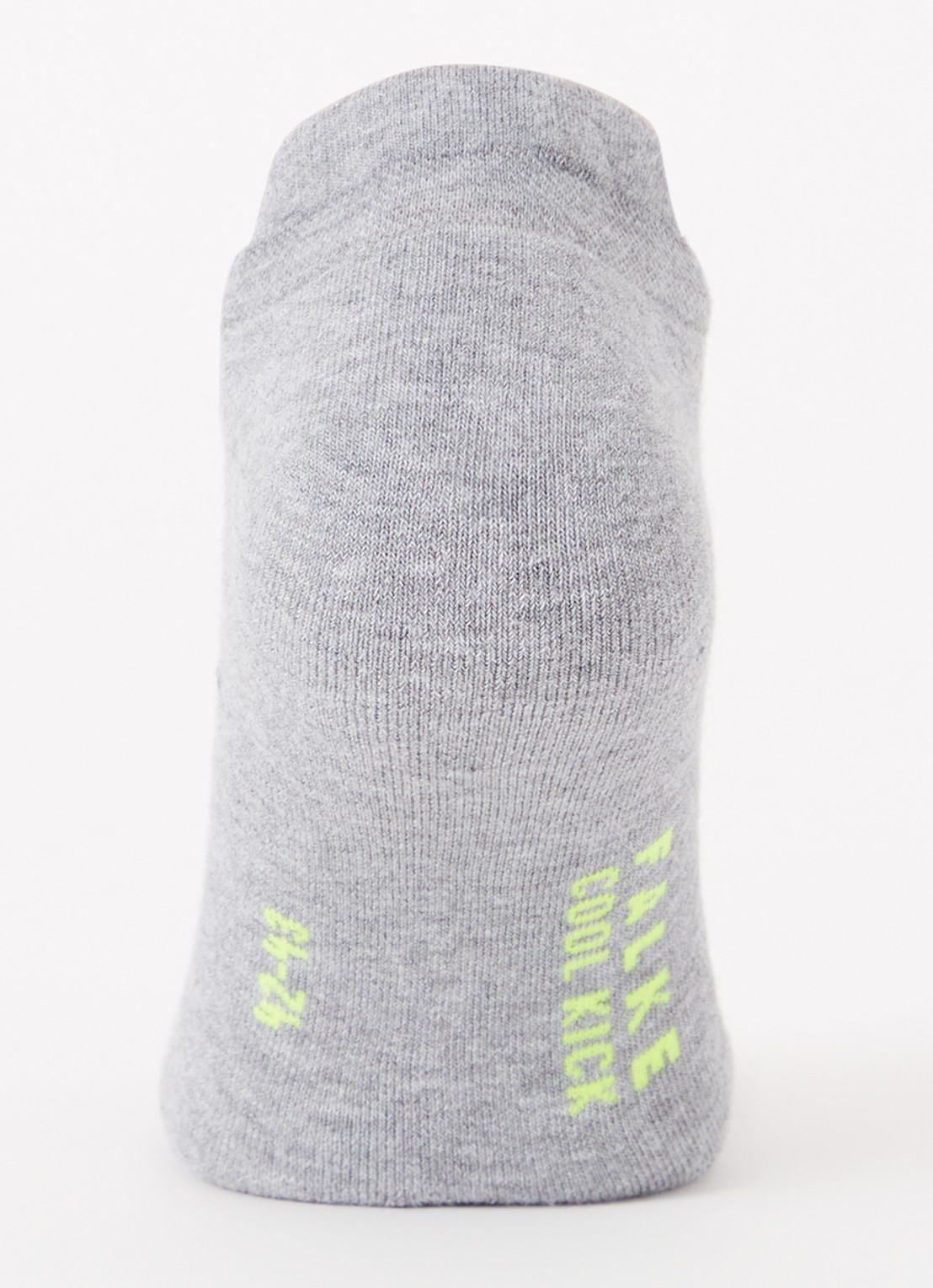 Falke Cool Kick sneakersokken met logo - voorkant 2 grijs