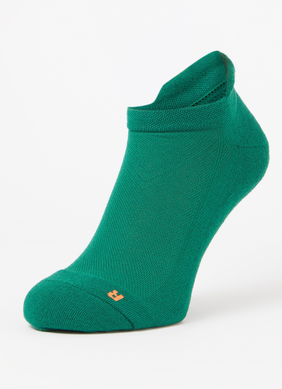 Falke Cool Kick sneakersokken met logo - detail groen