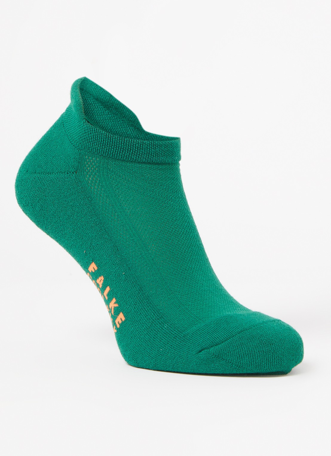 Falke Cool Kick sneakersokken met logo - voorkant 2 groen