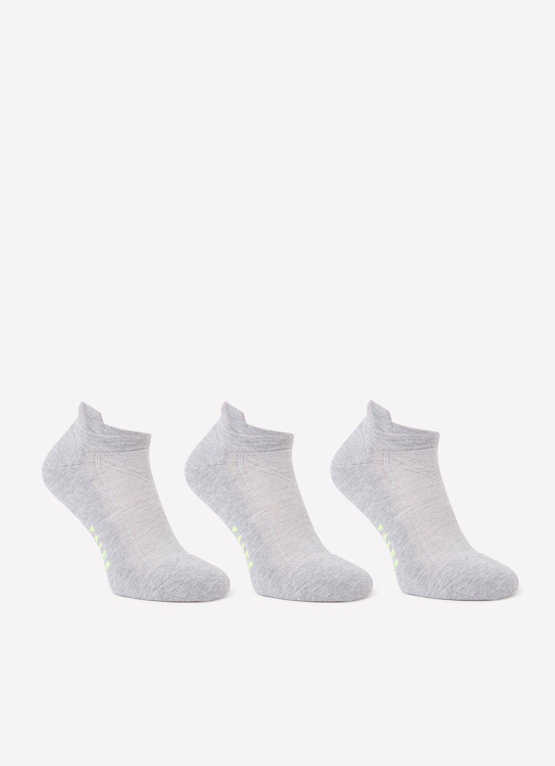 Falke Cool Kick sokken in 3-pack - voorkant grijsmele