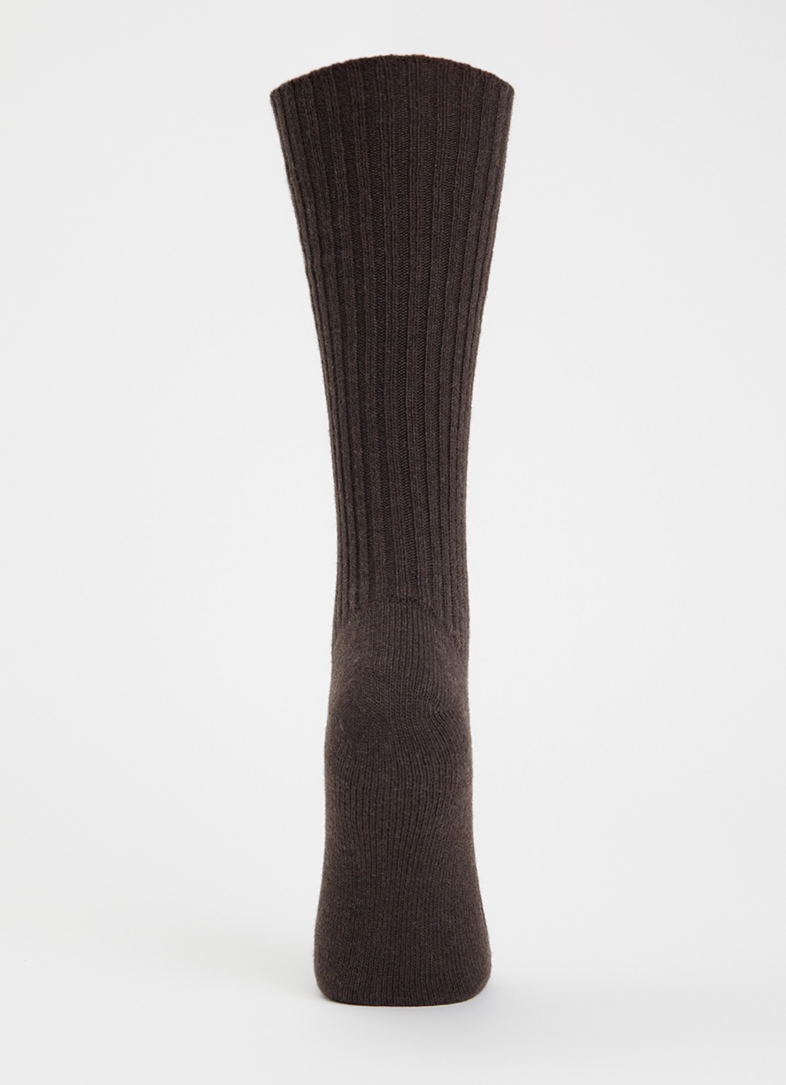 Falke Cosy Wool sokken in kasjmierblend - voorkant 3 donkerbruin
