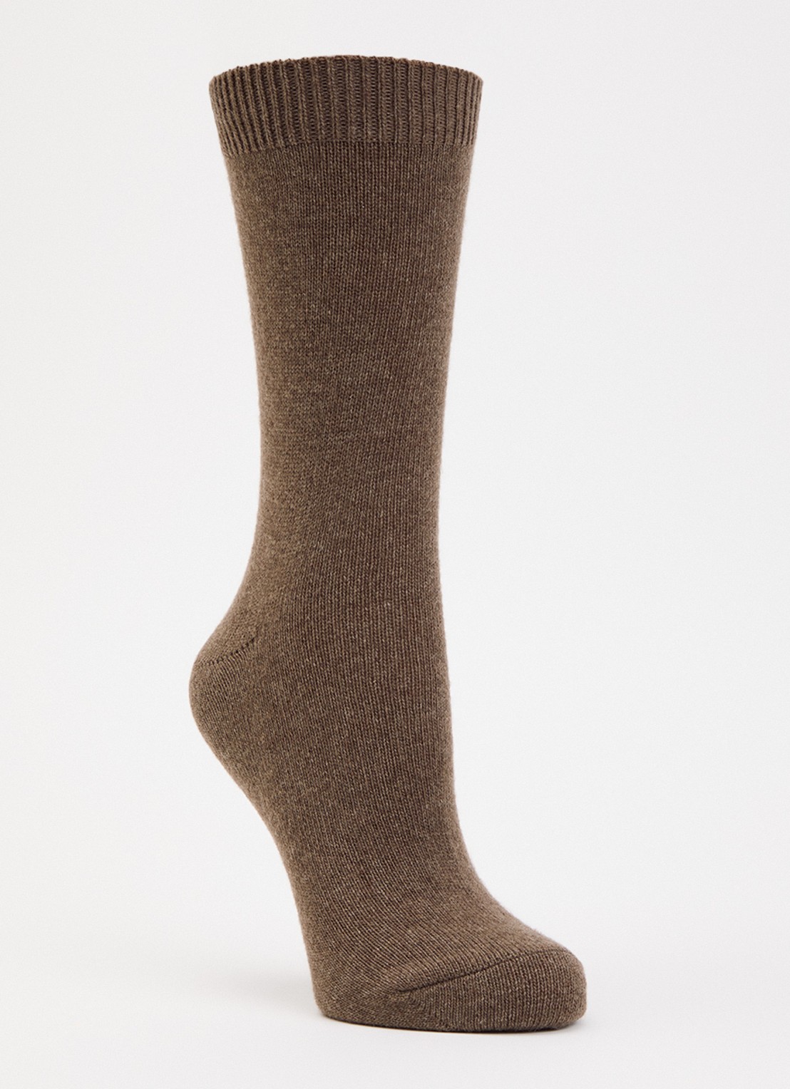 Falke Cosy Wool sokken in kasjmierblend - voorkant 2 bruin