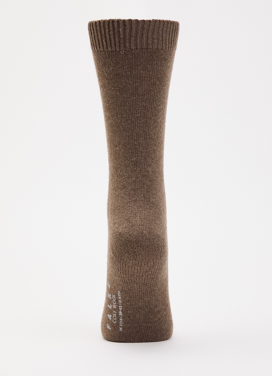 Falke Cosy Wool sokken in kasjmierblend - voorkant 3 bruin