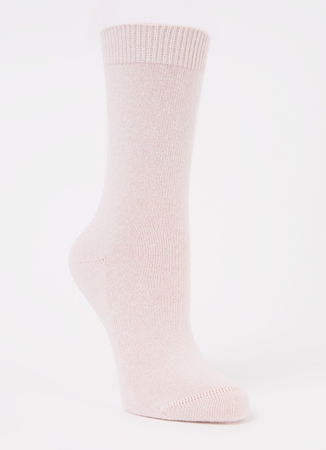 Falke Cosy Wool sokken in kasjmierblend - voorkant 3 lichtroze