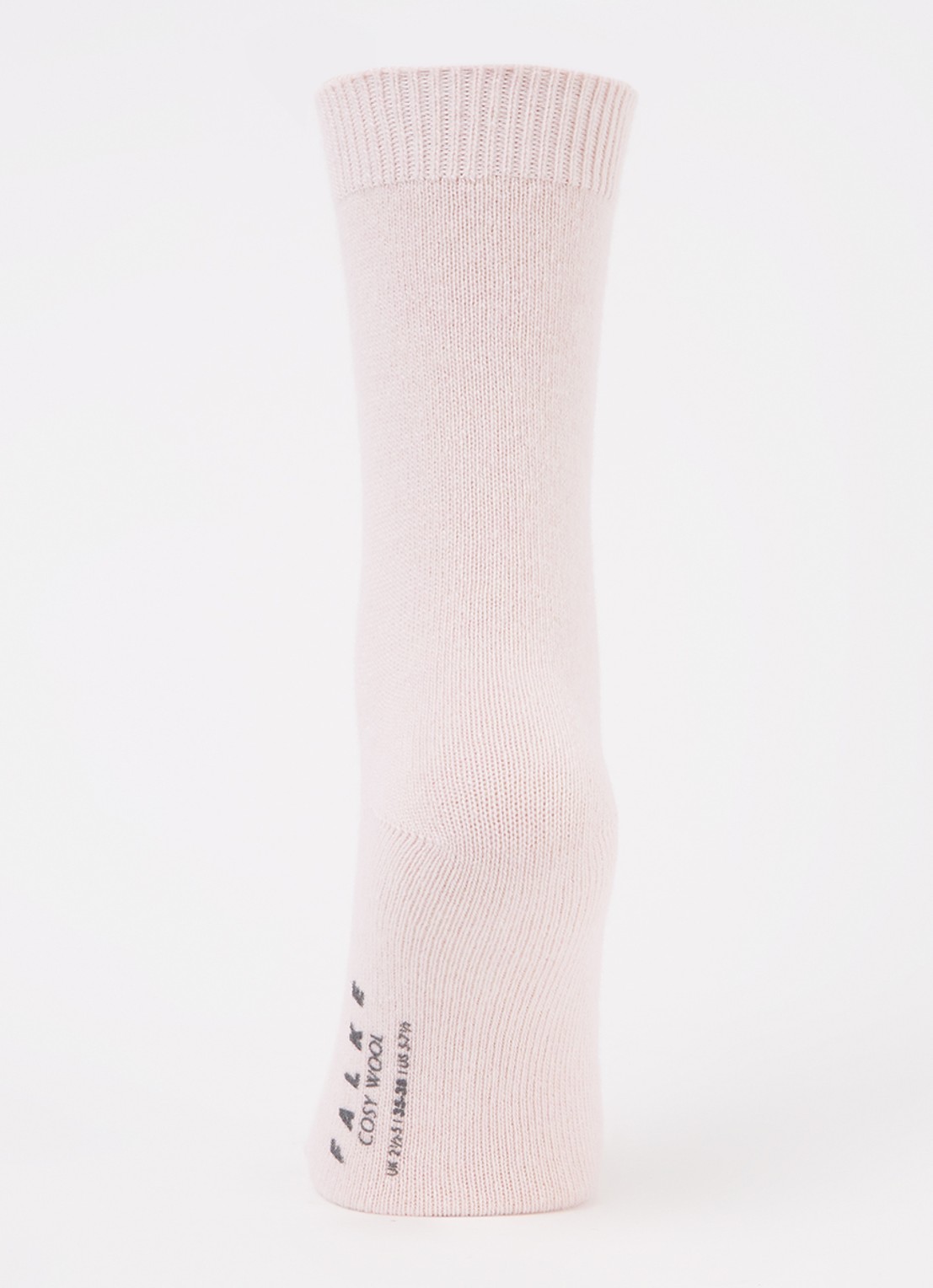 Falke Cosy Wool sokken in kasjmierblend - voorkant 4 lichtroze