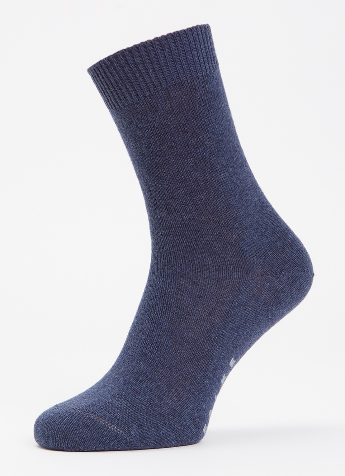 Falke Cosy Wool sokken in kasjmierblend - detail 3 blauw