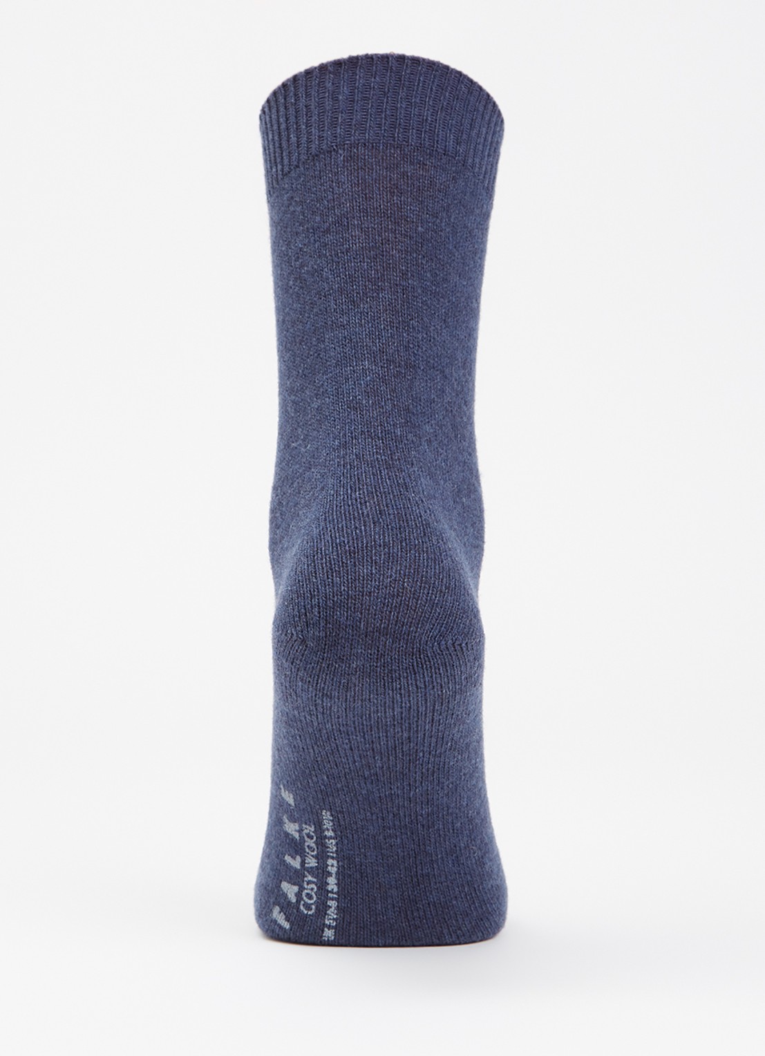 Falke Cosy Wool sokken in kasjmierblend - voorkant 2 blauw