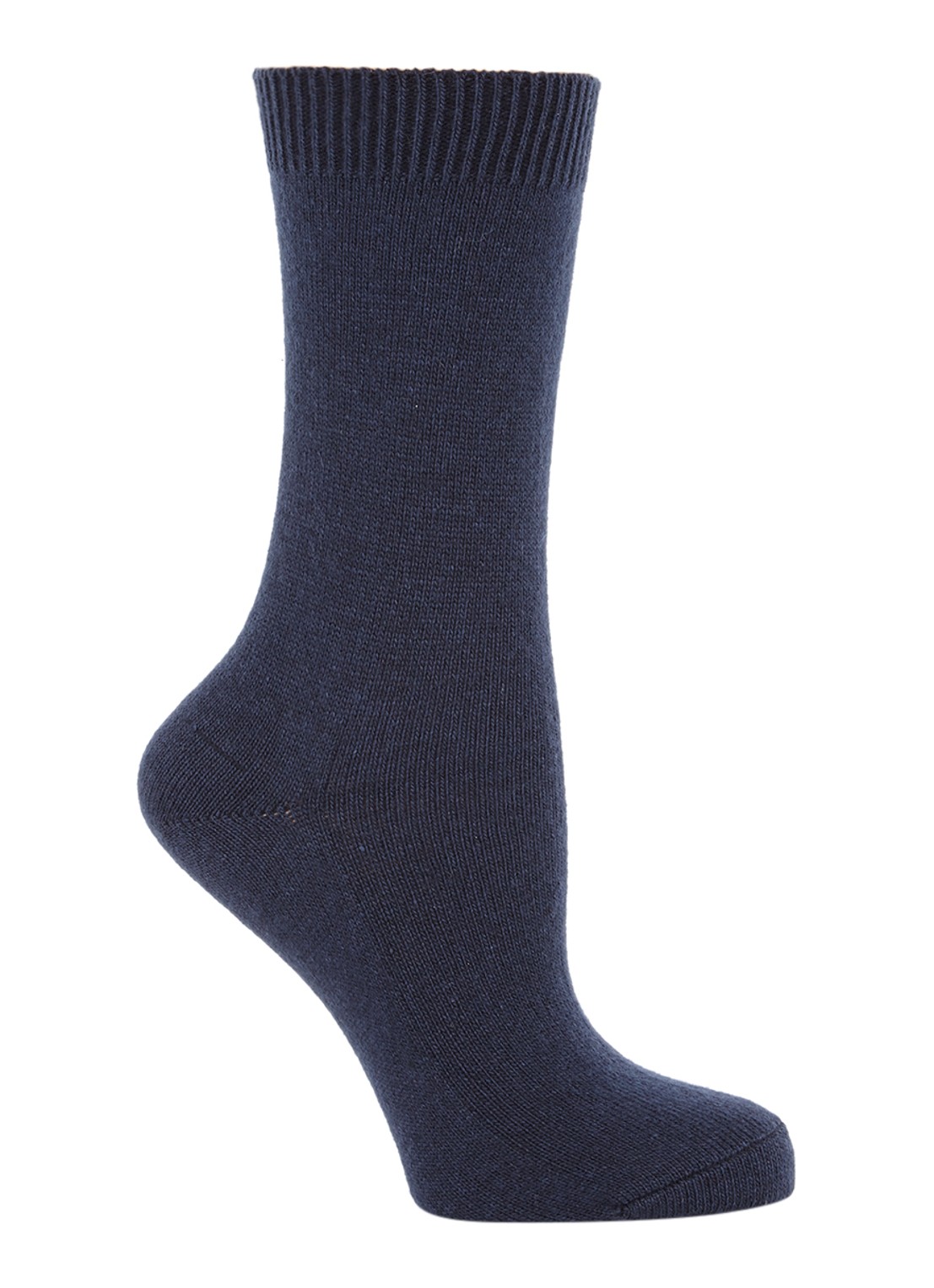 Falke Cosy Wool sokken - voorkant donkerblauw