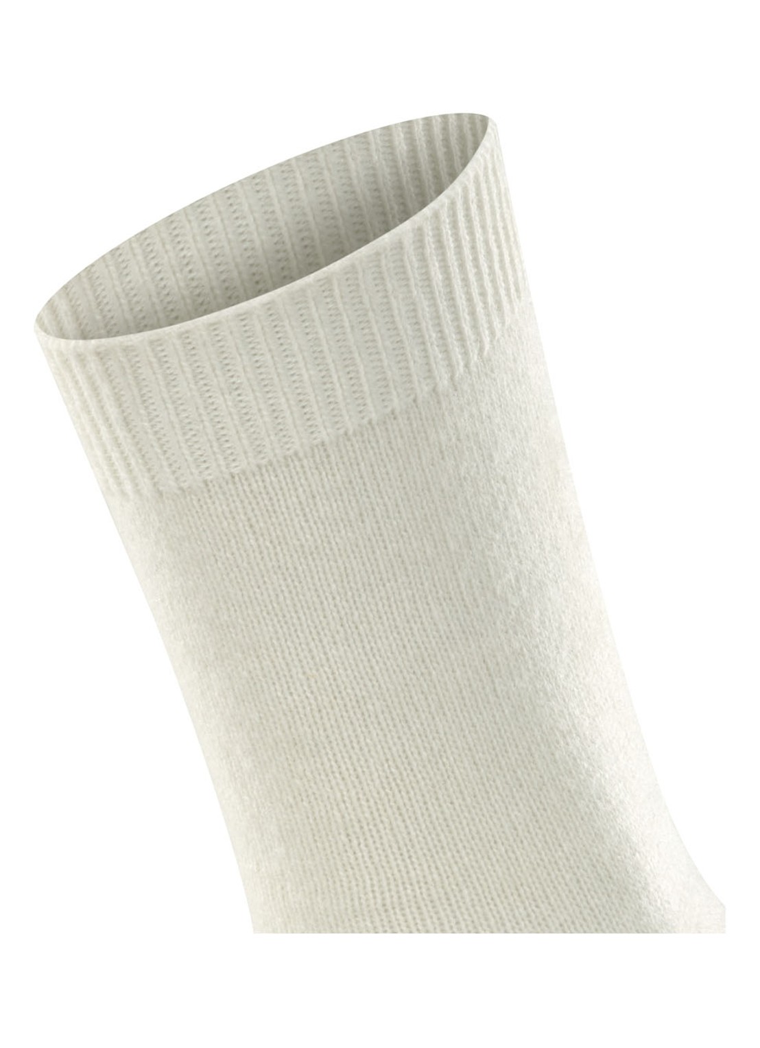 Falke Cosy Wool sokken - detail 6 gebroken wit