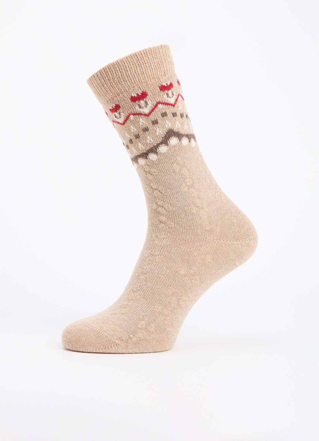 Falke Cosy Wool Special Edition sokken in kasjmierblend - detail 3 beige
