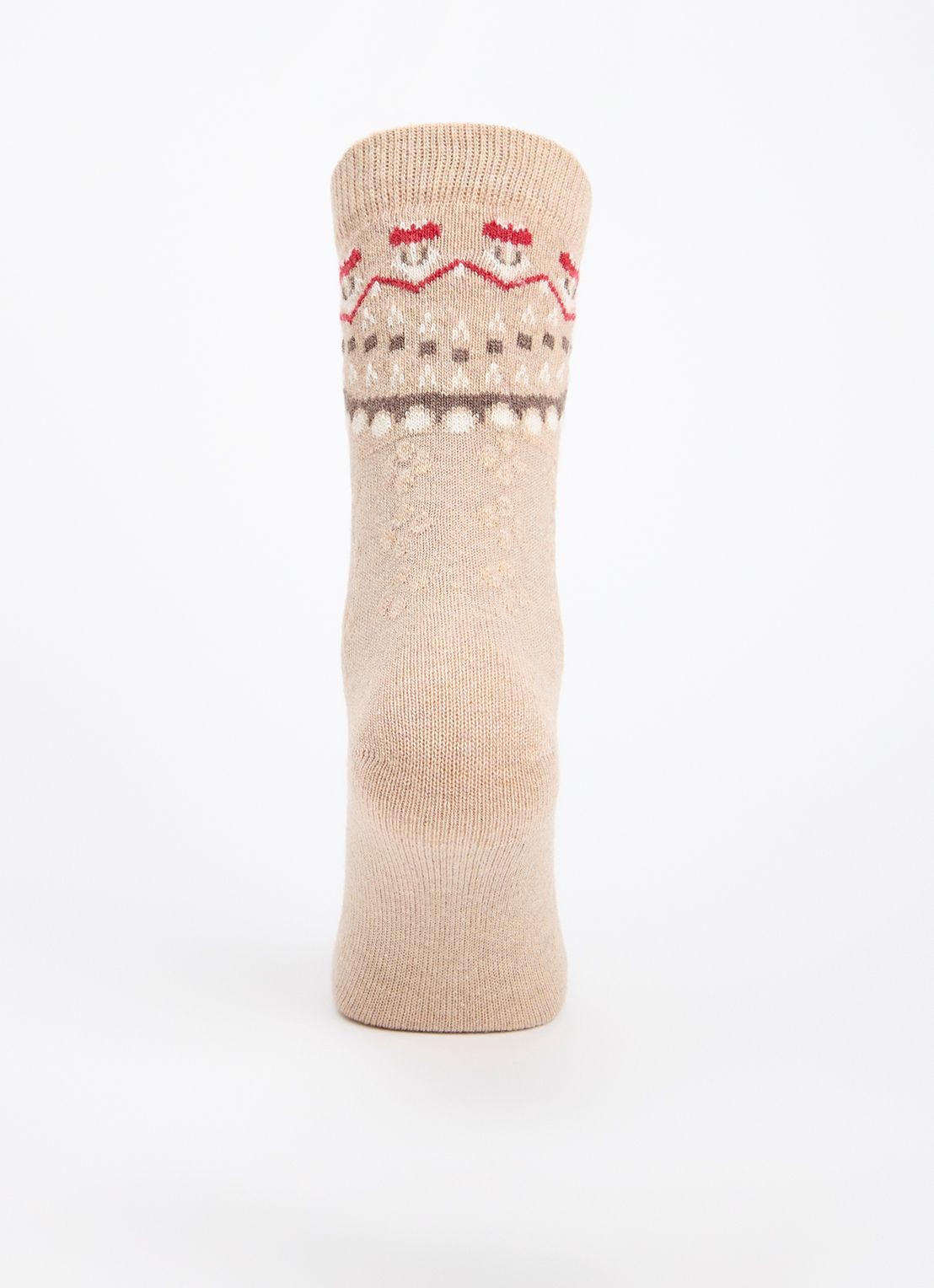 Falke Cosy Wool Special Edition sokken in kasjmierblend - voorkant 2 beige