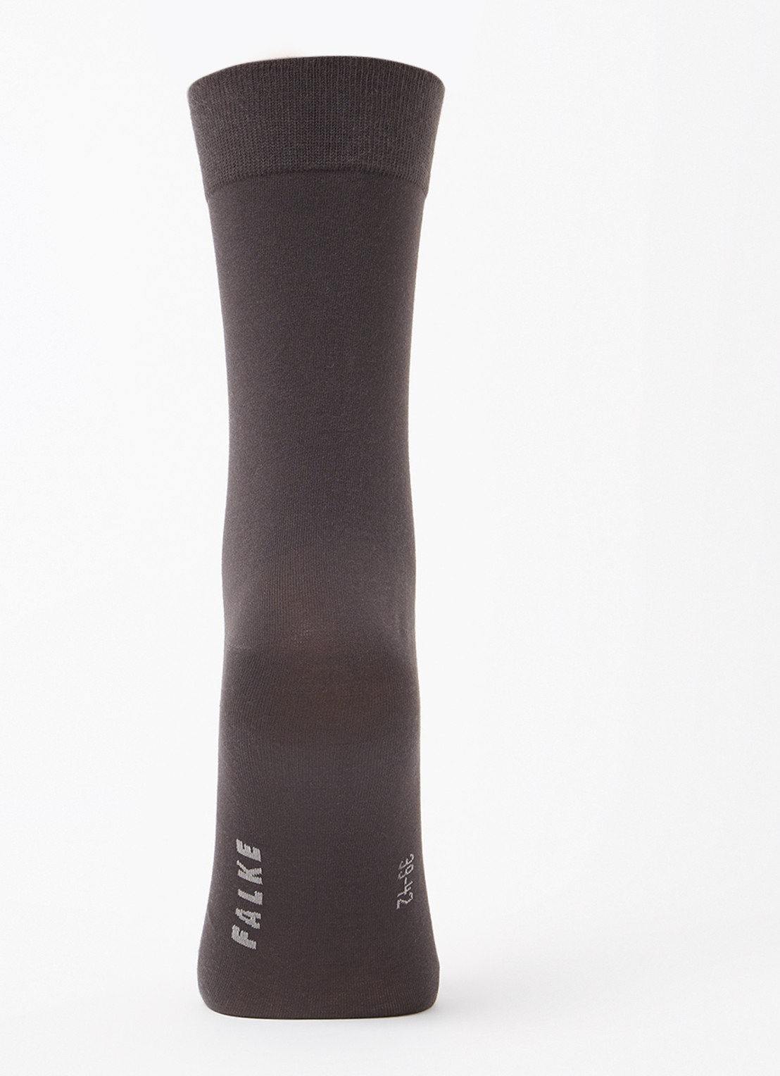 Falke Cotton Touch sokken in 3-pack - voorkant 2 antraciet