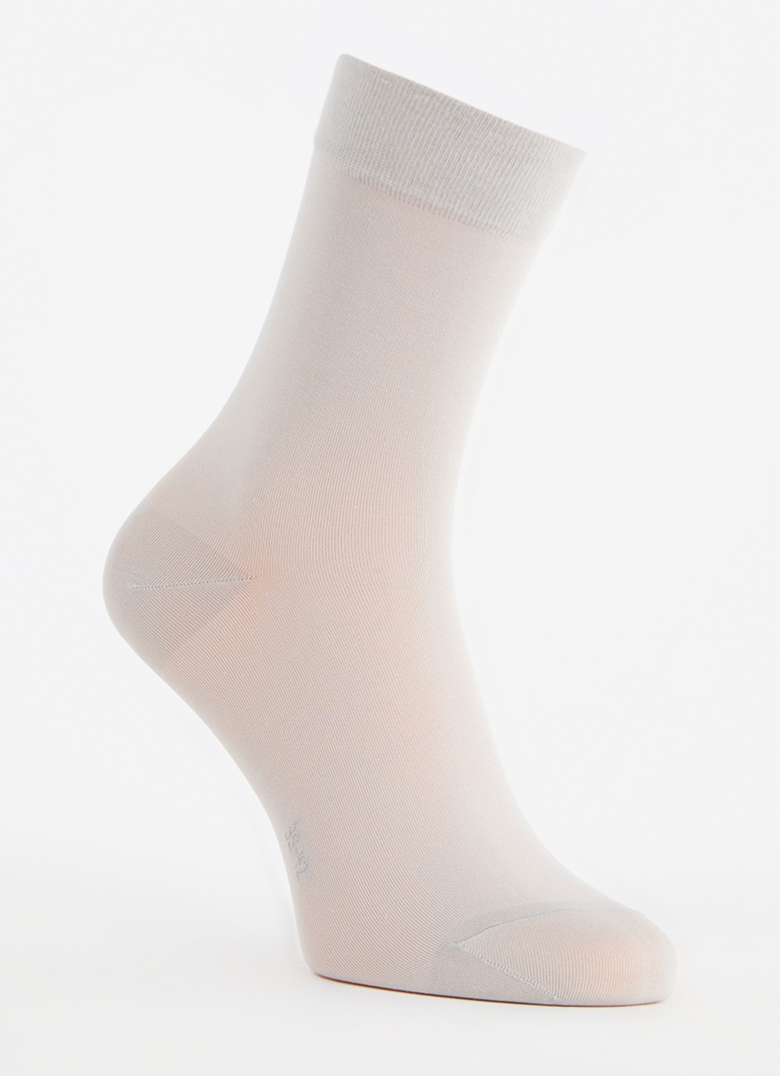 Falke Cotton Touch sokken in katoenblend - voorkant 2 zilver