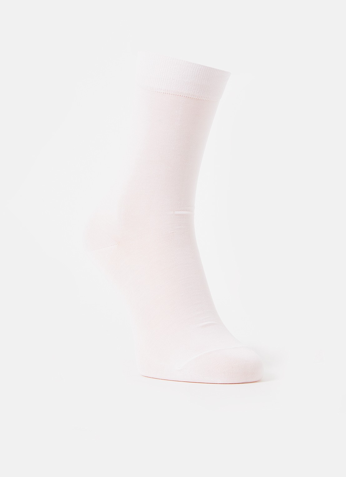 Falke Cotton Touch sokken in katoenblend - voorkant 2 wit