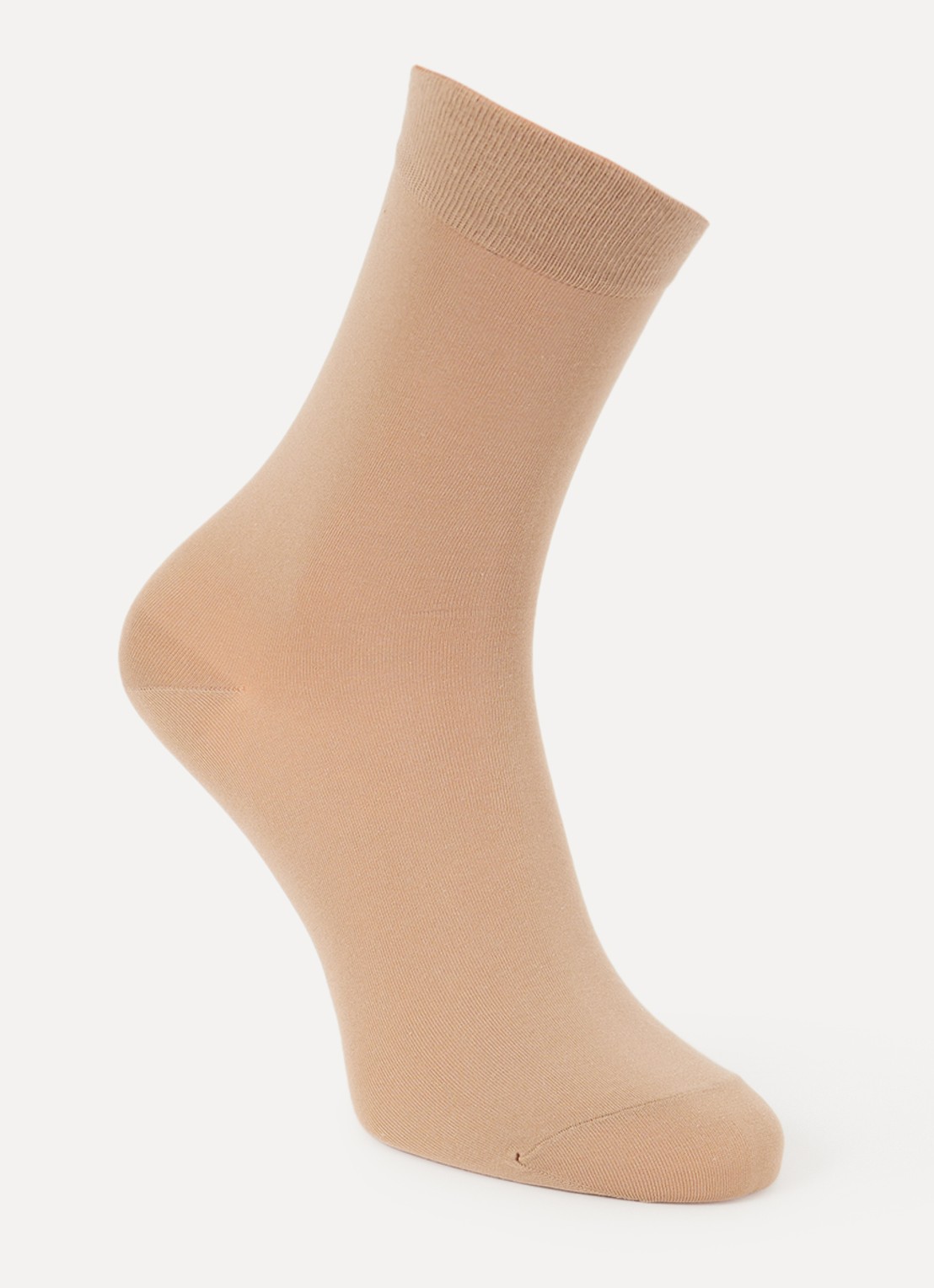 Falke Cotton Touch sokken in katoenblend - voorkant 2 camel