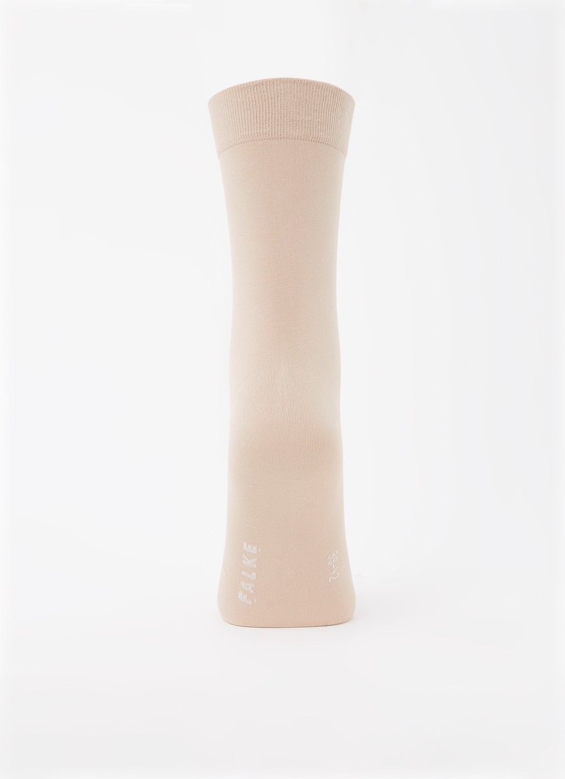 Falke Cotton Touch sokken in katoenblend - voorkant 2 vanillegeel