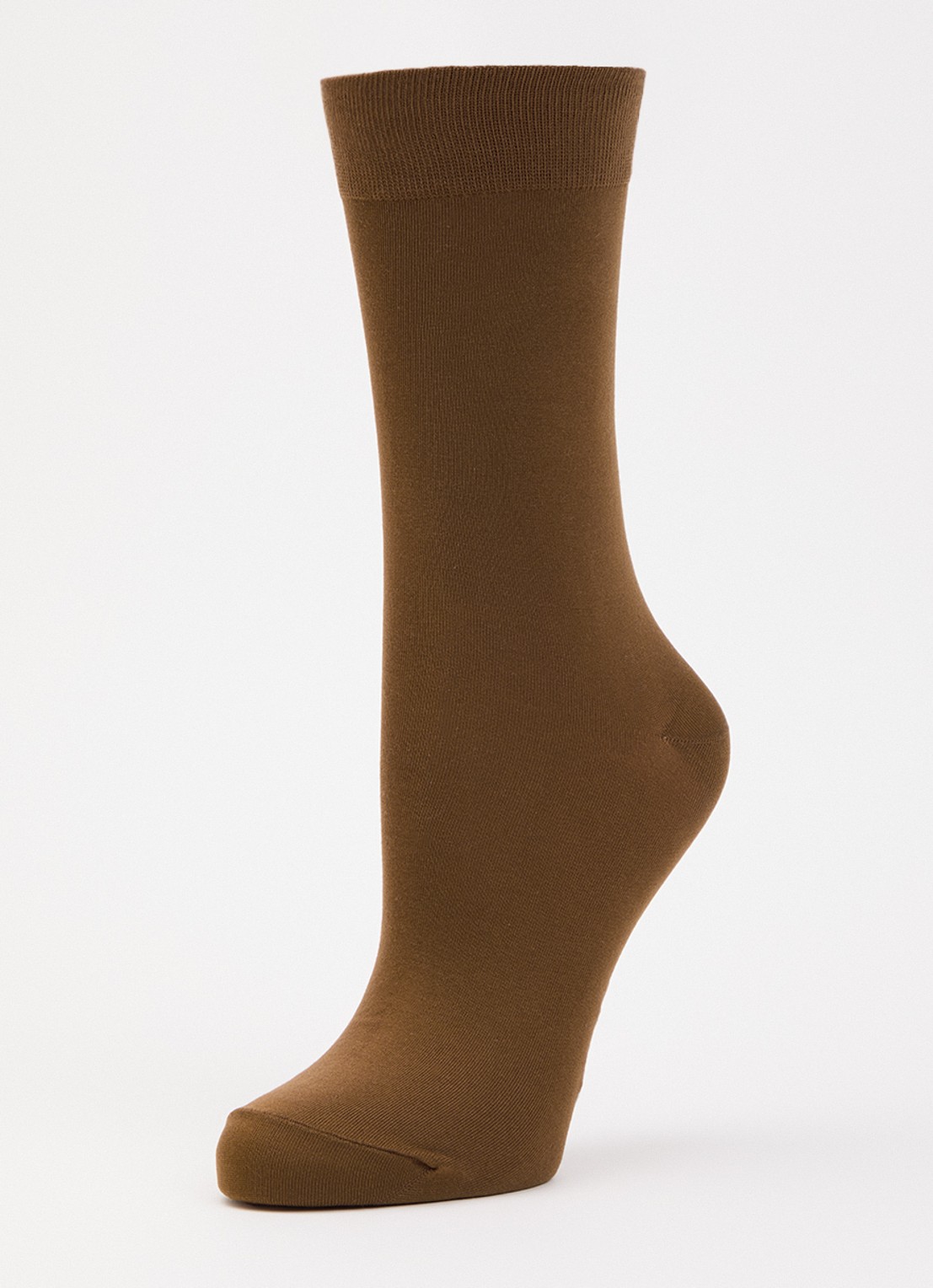 Falke Cotton Touch sokken met logo  - detail 3 bruin