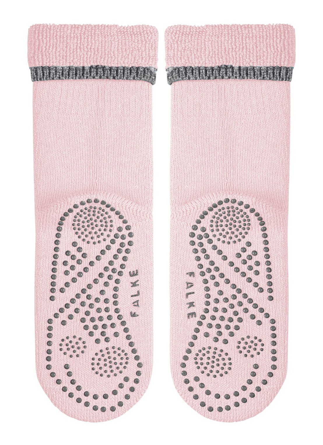 Falke Cuddle Pads sokken in wolblend met anti-slip - detail 3 lichtroze