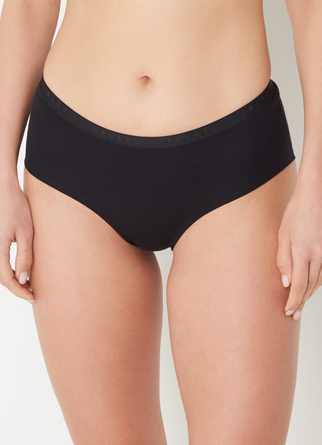 Falke Daily Climate Control hipster - detail 3 zwart