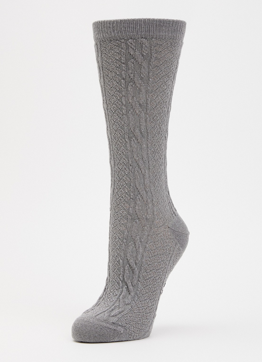 Falke Declivity sokken in wolblend - detail 3 grijs