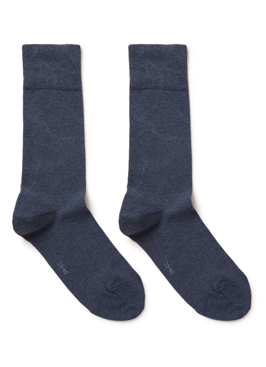 Falke Happy sokken in 2-pack - voorkant donkerblauw