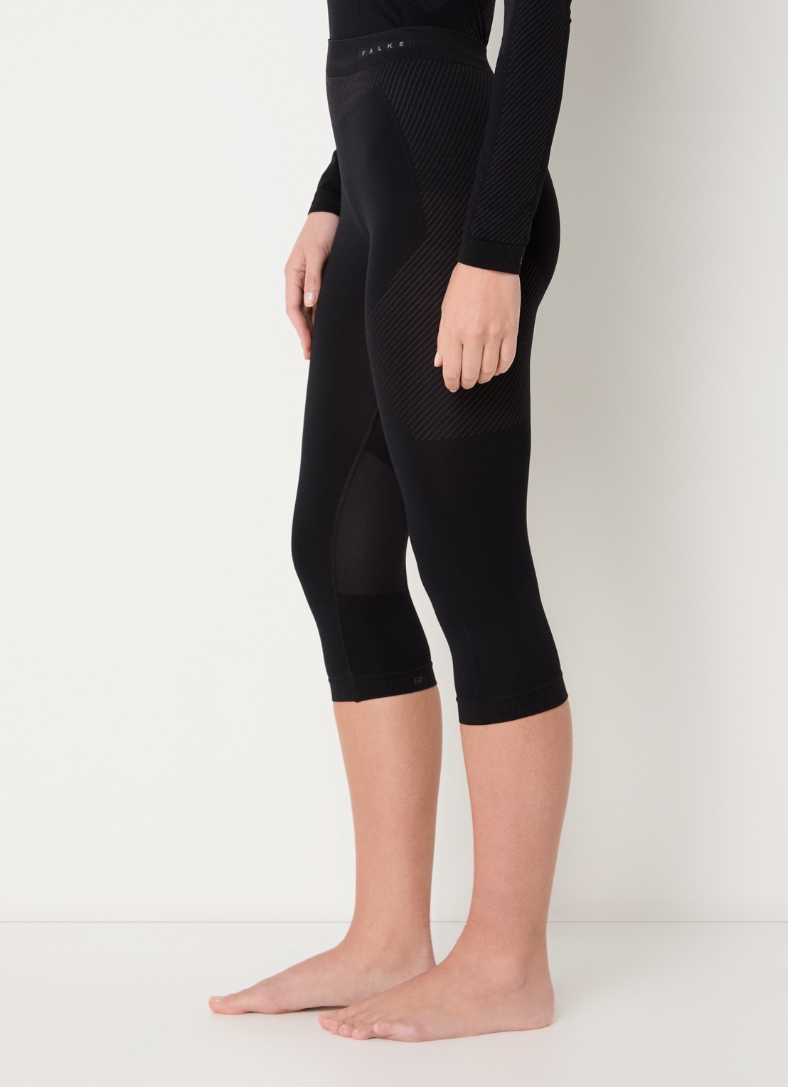 Falke High waist trainingslegging - detail 2 zwart