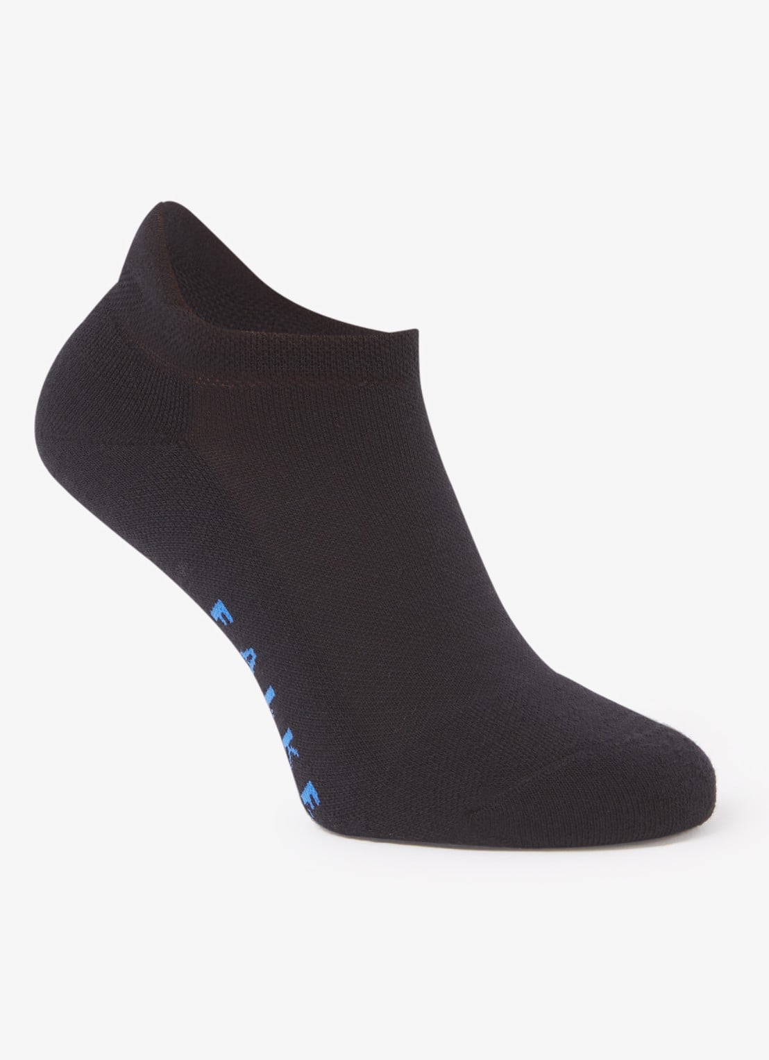 Falke Keep Warm sneakersokken in scheerwolblend - voorkant 2 zwart