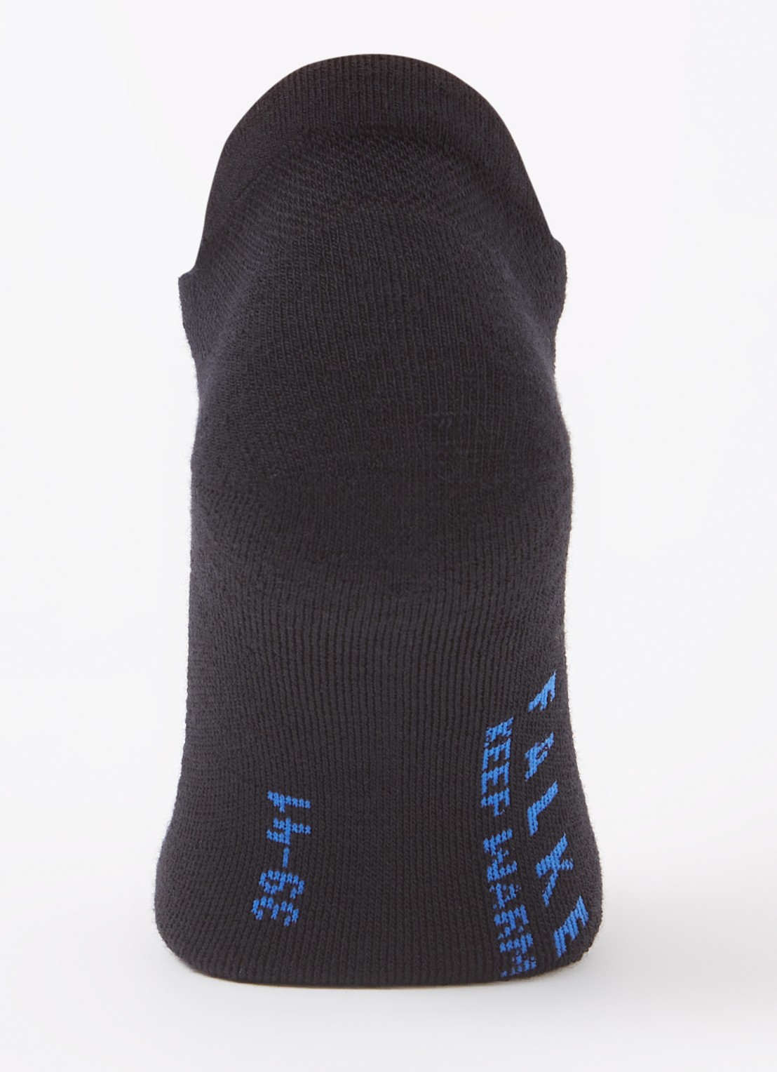 Falke Keep Warm sneakersokken in scheerwolblend - voorkant 3 zwart