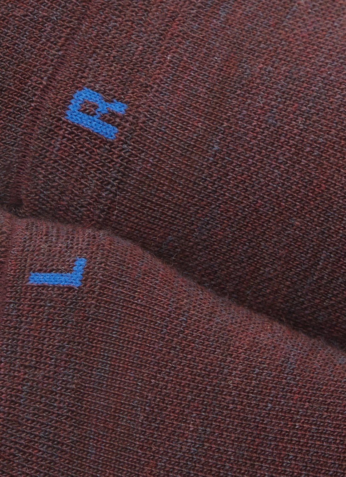 Falke Keep Warm sneakersokken in wolblend  - detail 3 bordeauxrood