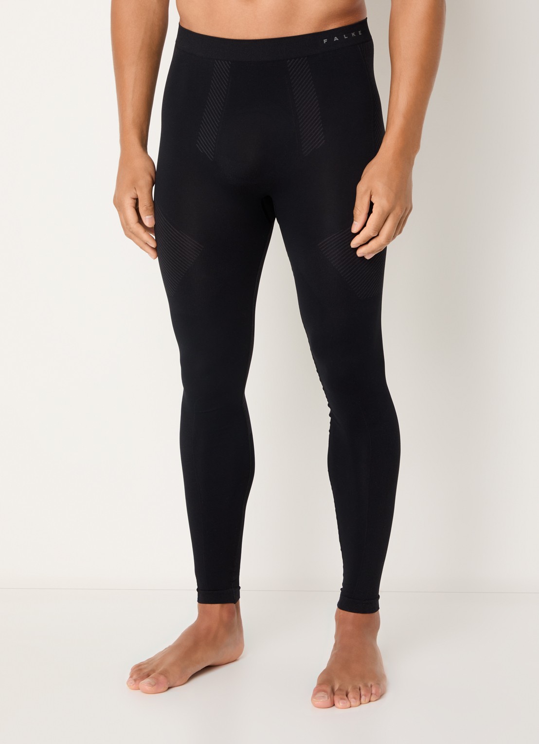 Falke Legging met logo - detail 3 zwart
