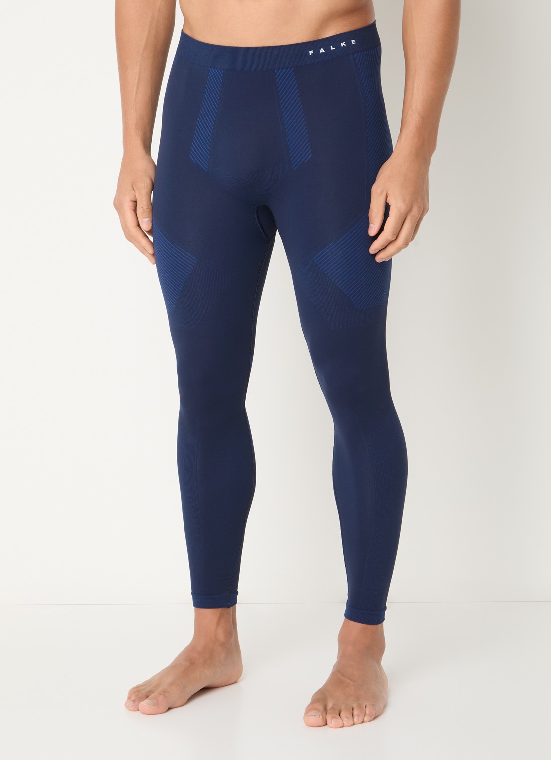 Falke Legging met logo - detail 4 donkerblauw