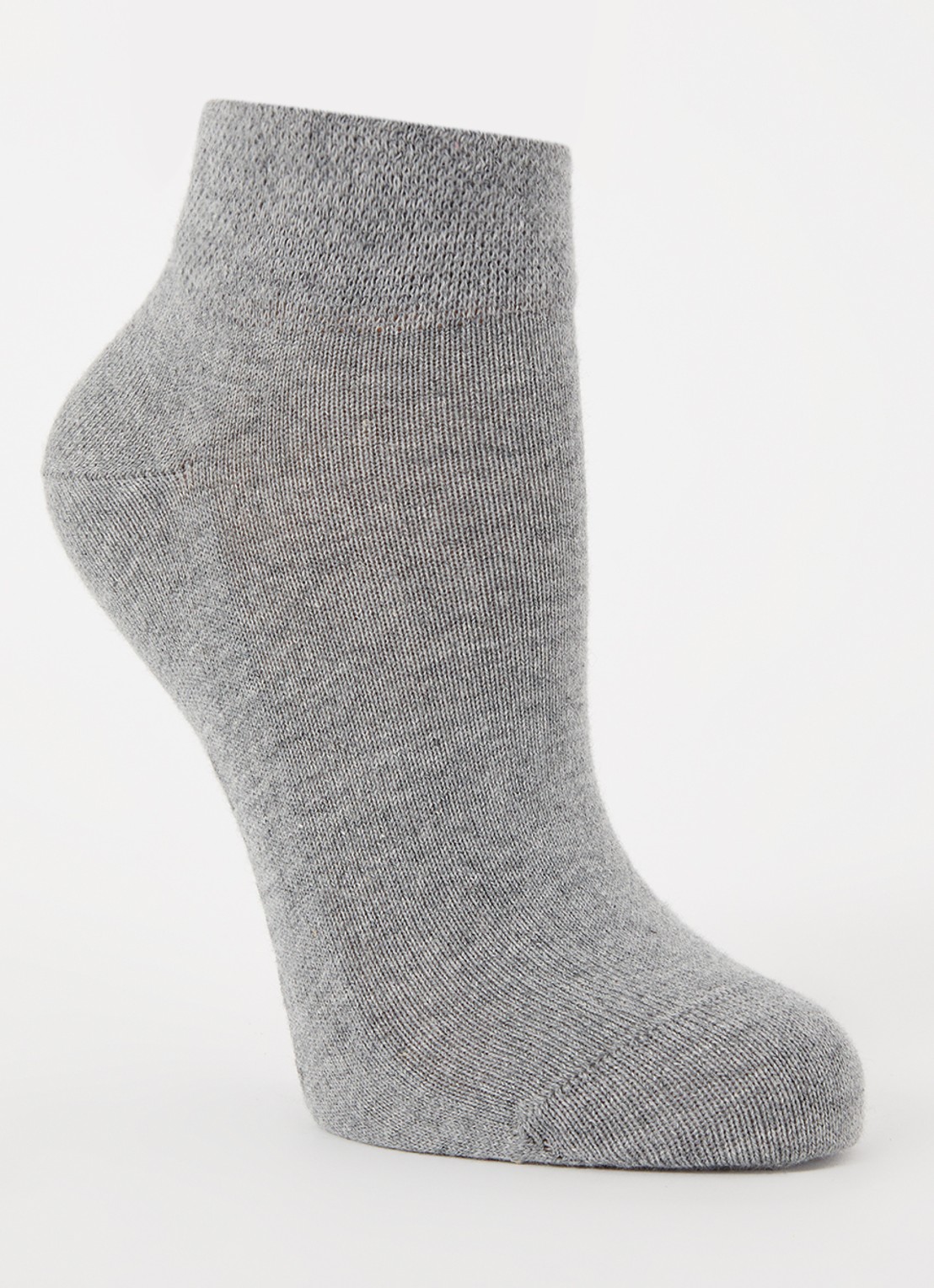 Falke Sensitive London sneakersokken - voorkant grijs