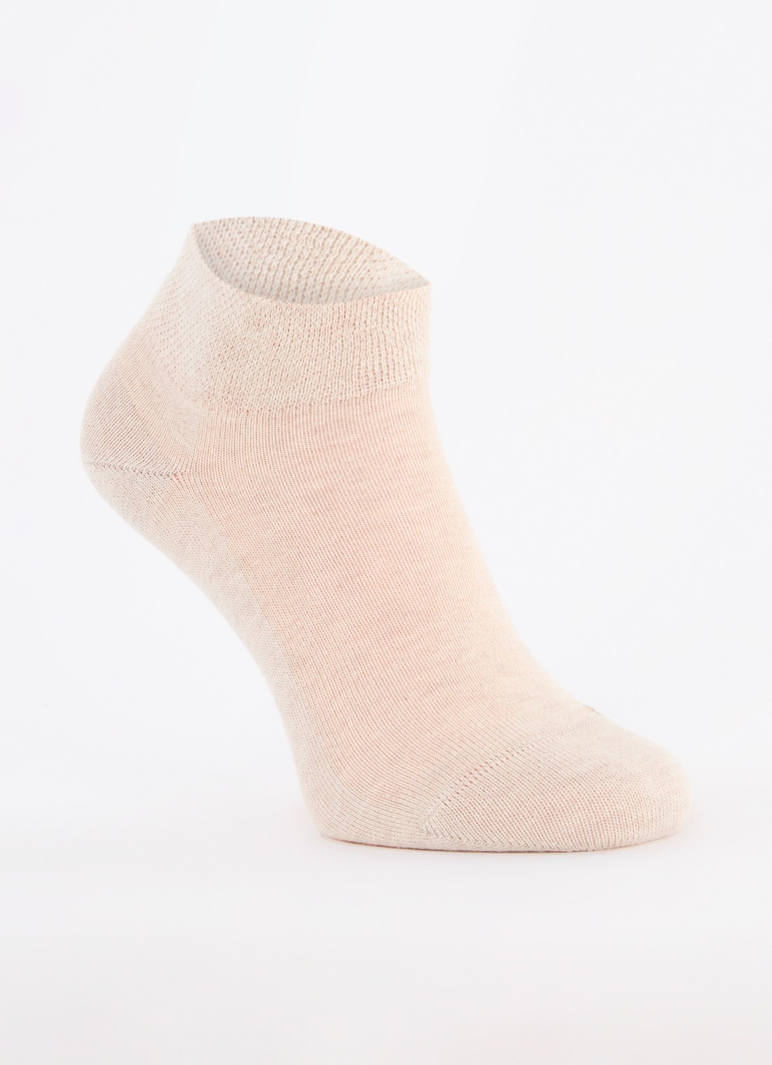 Falke Sensitive London sneakersokken - voorkant beige