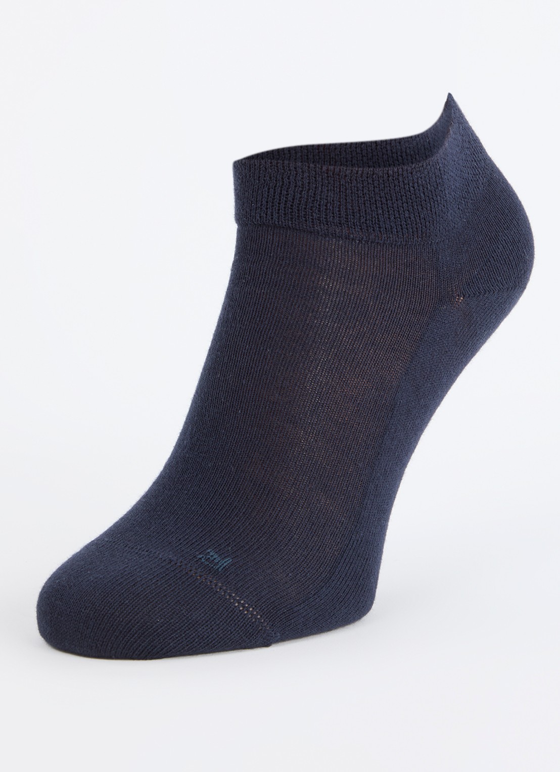 Falke Sensitive London sneakersokken - detail donkerblauw