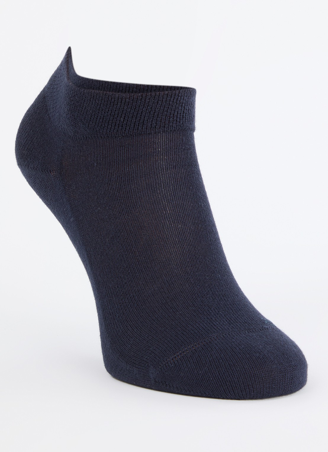 Falke Sensitive London sneakersokken - voorkant 2 donkerblauw