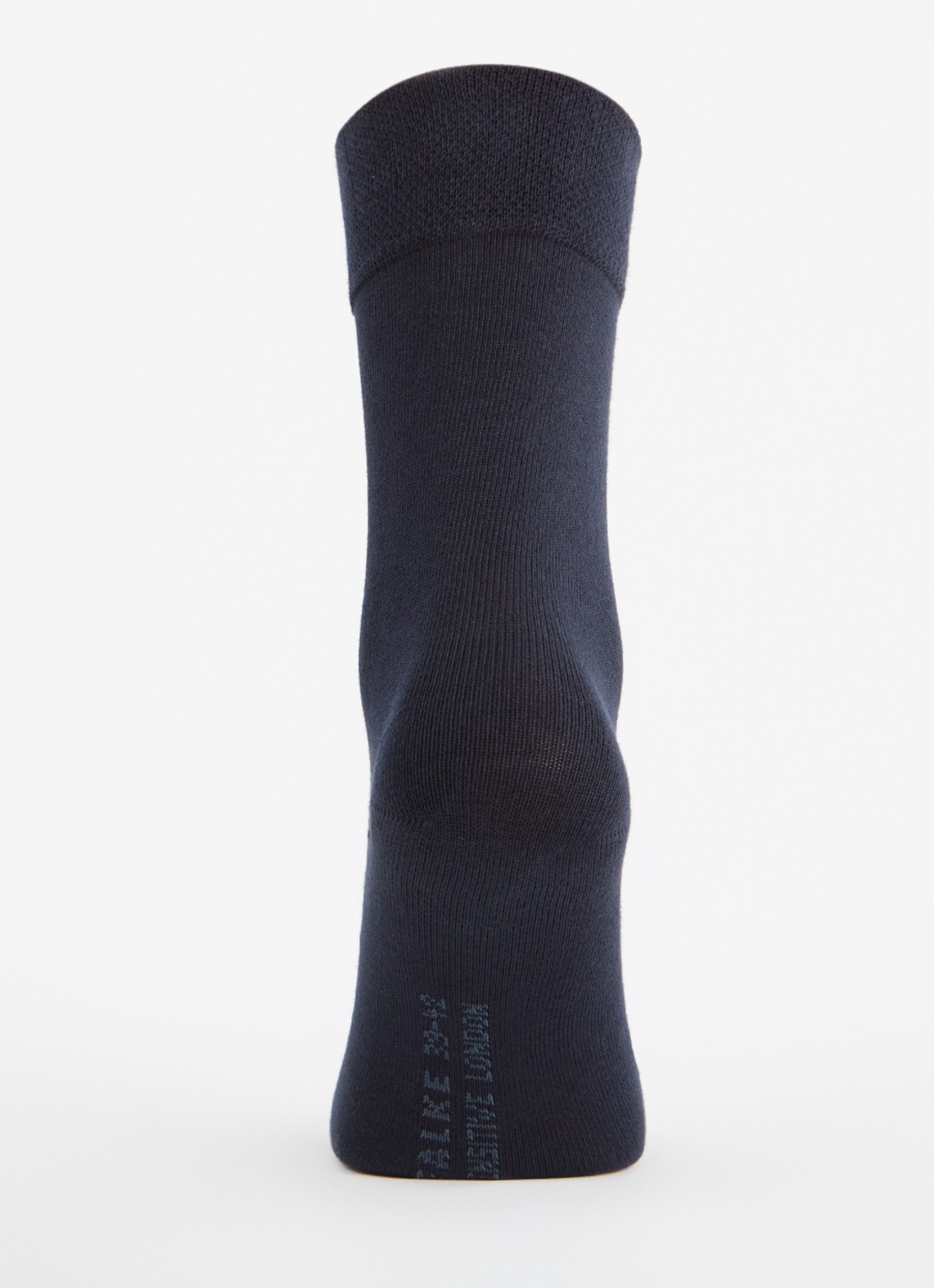 Falke Sensitive London sokken in katoenblend - voorkant 2 donkerblauw
