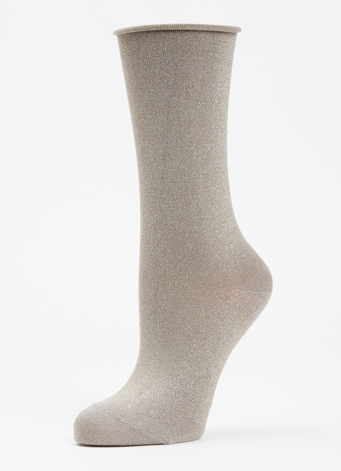 Falke Shiny sokken   - detail grijs