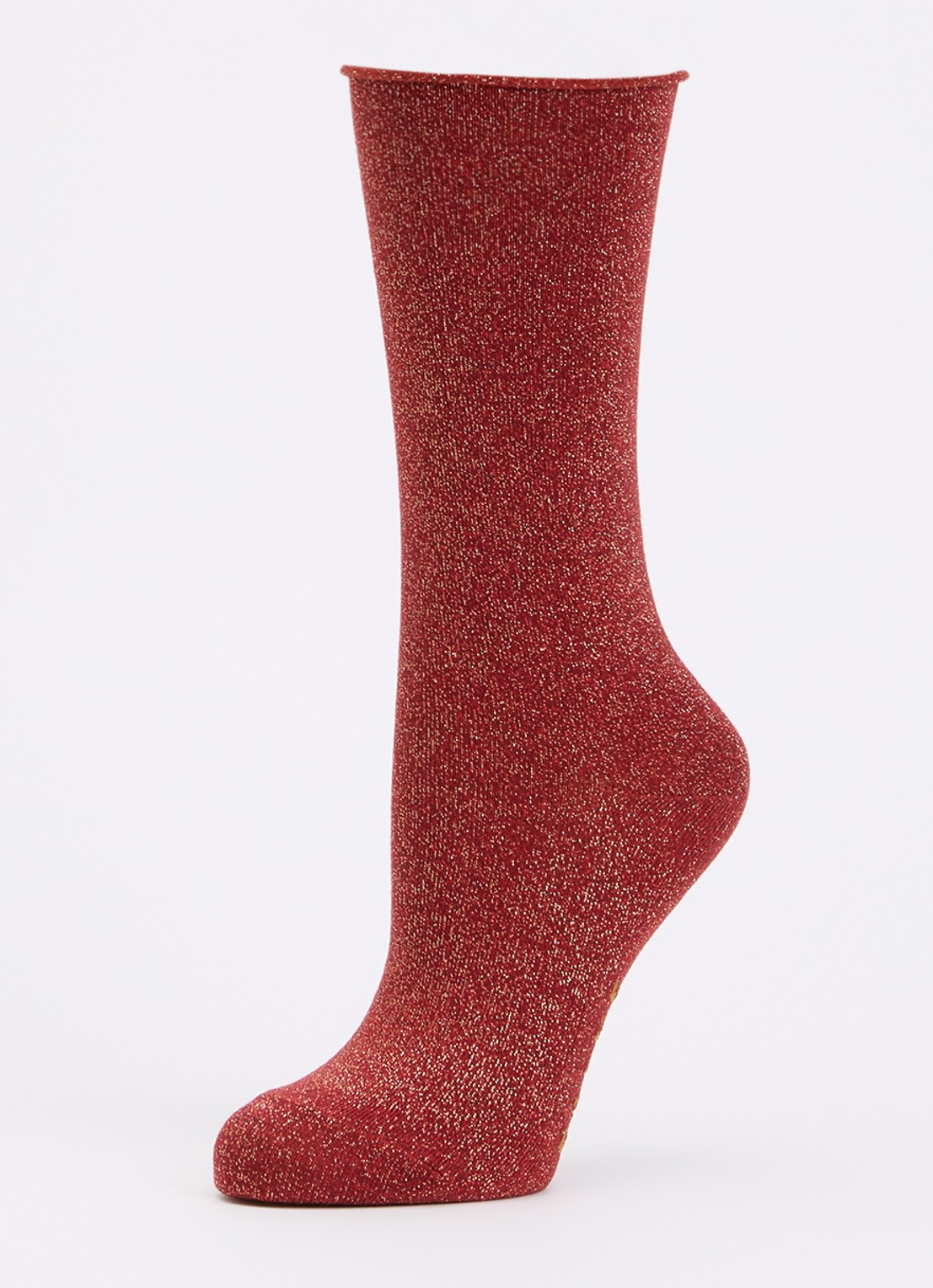 Falke Shiny sokken   - detail 3 rood