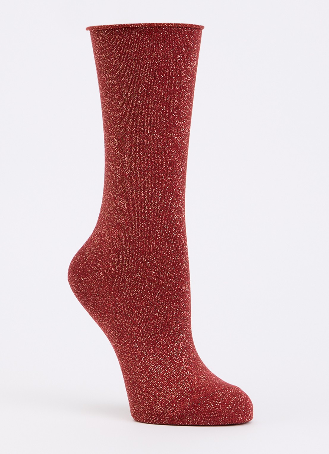 Falke Shiny sokken   - voorkant rood