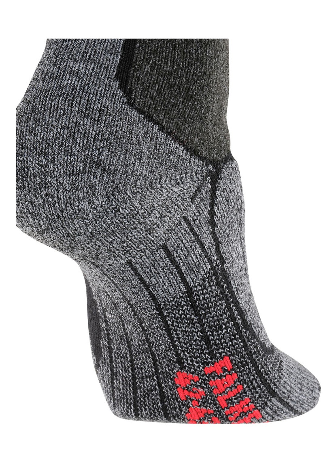 Falke SK1 skisokken in wolblend - detail 4 zwart
