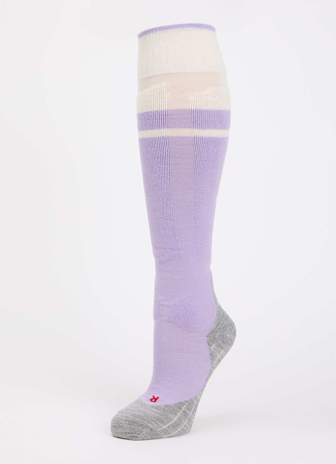 Falke SK2 skisokken in wolblend - detail 3 lila
