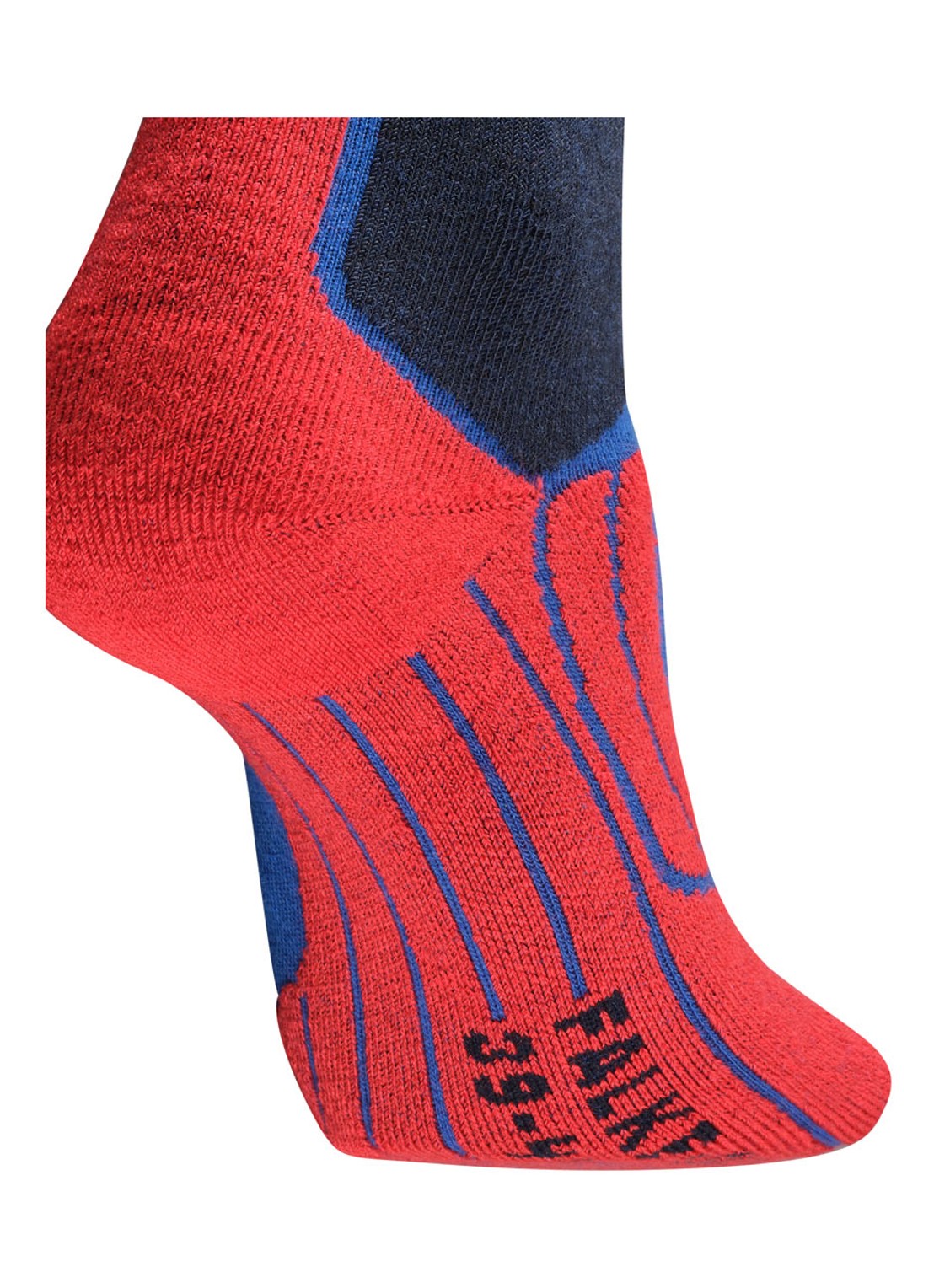 Falke SK2 skisokken in wolblend - detail 5 donkerblauw