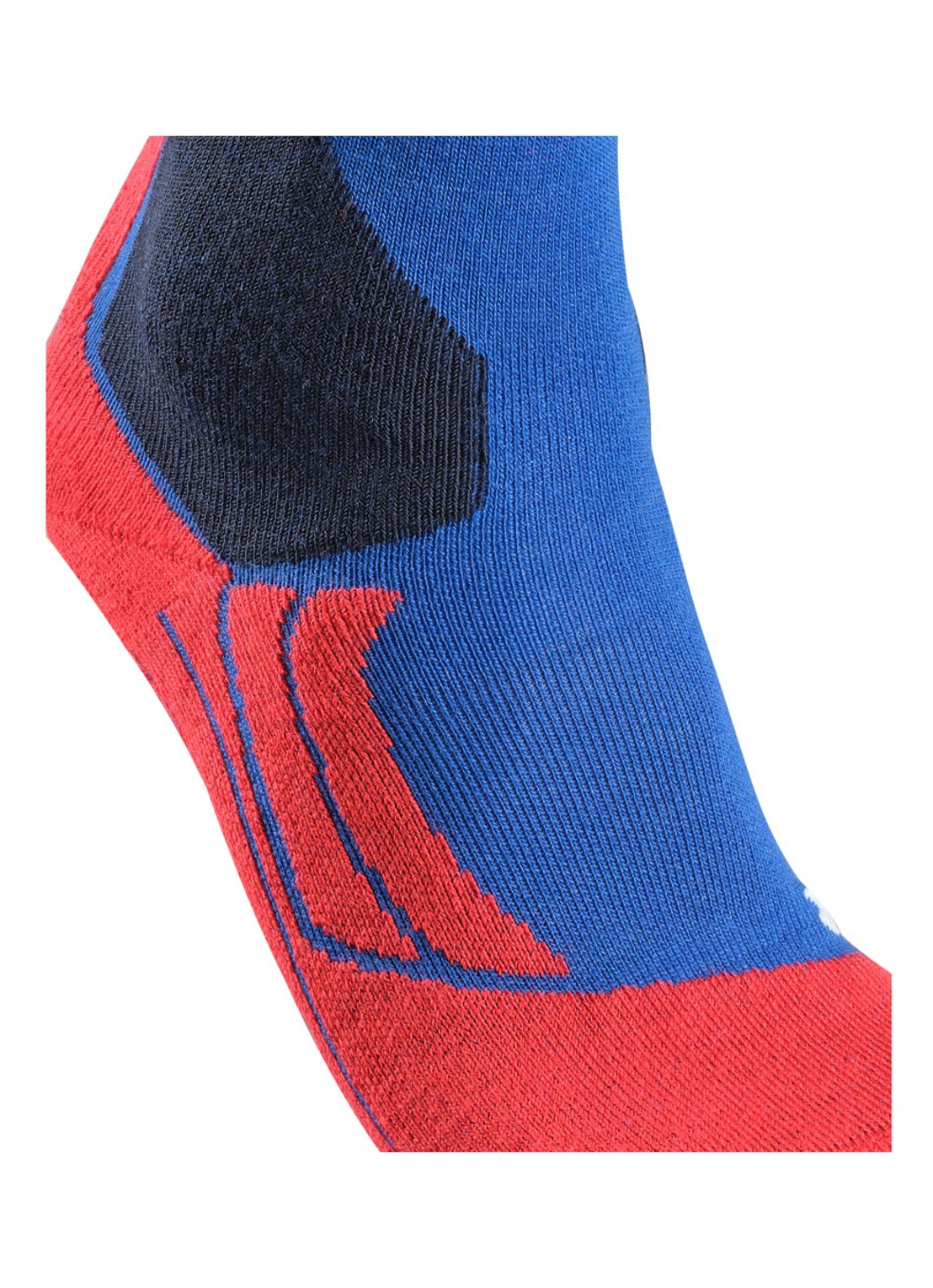 Falke SK2 skisokken in wolblend - detail 6 donkerblauw