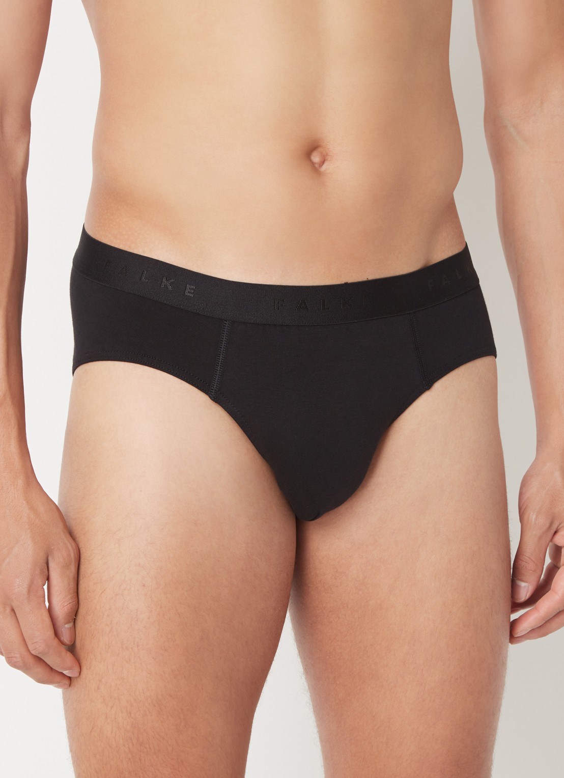 Falke Slip met logoband in 2-pack - detail 3 zwart