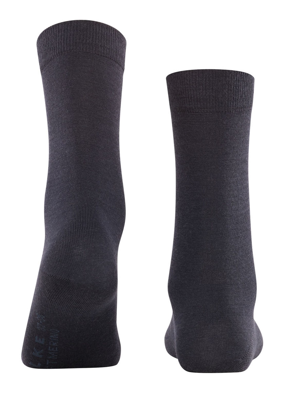 Falke Sofmerino sokken - detail 3 donkerblauw