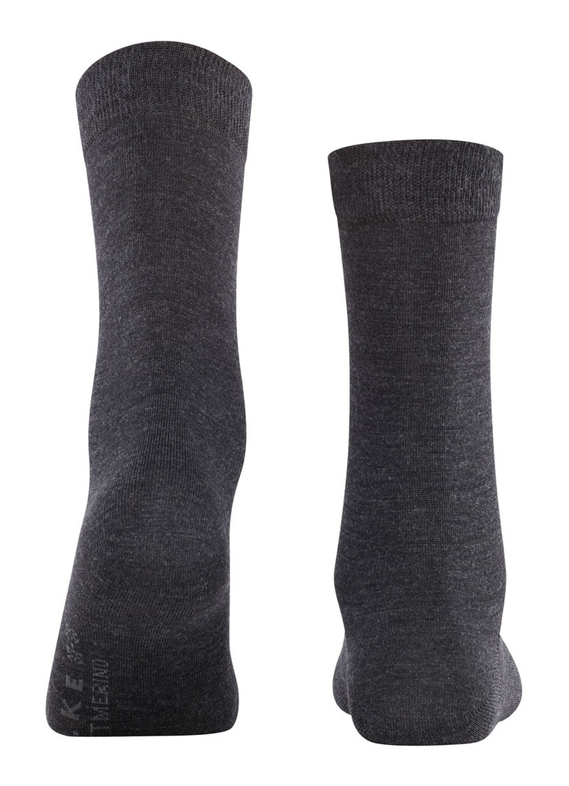 Falke Sofmerino sokken - detail antraciet