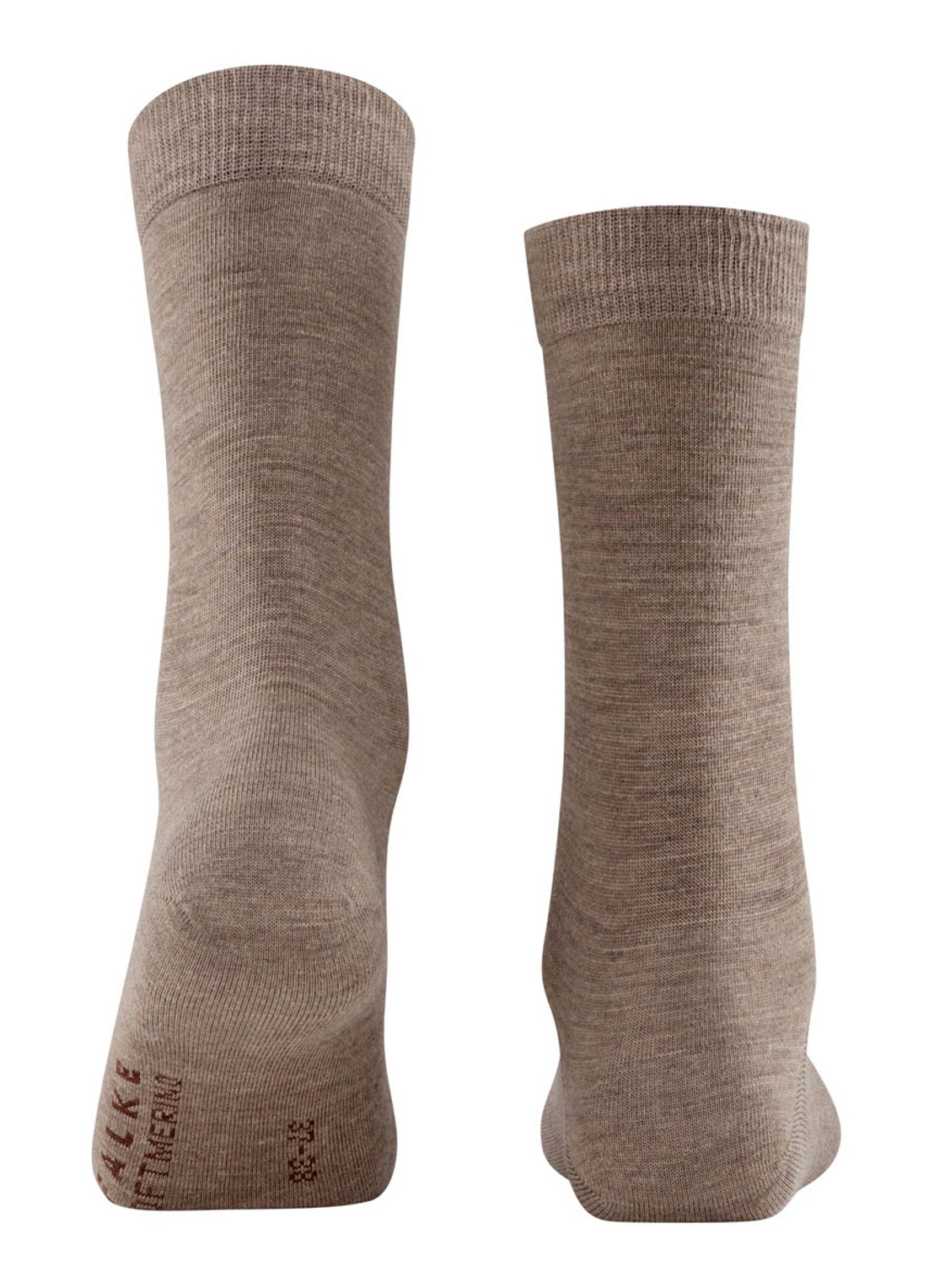 Falke Sofmerino sokken - detail grijs