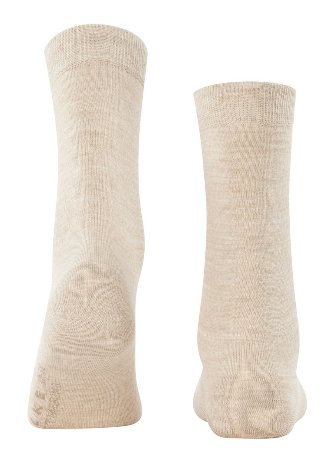 Falke Sofmerino sokken - detail beige